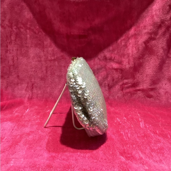 Vintage 60s frame sequin clutch bag - Picture 2 of 6
